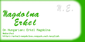 magdolna erkel business card